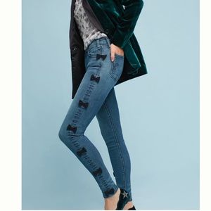 Anthropologie McGuire Newton Mid-Rise Skinny Cropped Jeans